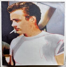 James Dean Too Cool by Steve Kaufman