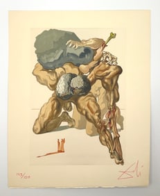 Divine Comedy Inferno Canto 7 by Salvador Dali