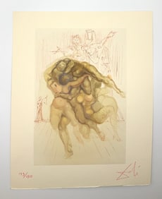 Divine Comedy Inferno Canto 8 by Salvador Dali