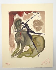 Divine Comedy Inferno Canto 12 by Salvador Dali