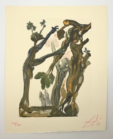 Divine Comedy Inferno Canto 13 by Salvador Dali