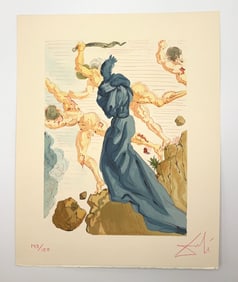 Divine Comedy Inferno Canto 15 by Salvador Dali