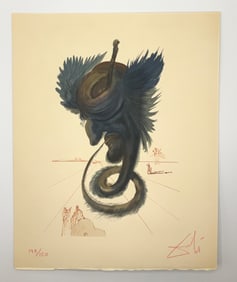 Divine Comedy Inferno Canto 20 by Salvador Dali