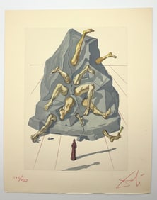 Divine Comedy Inferno Canto 26 by Salvador Dali
