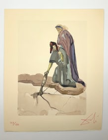 Divine Comedy Inferno Canto 32 by Salvador Dali