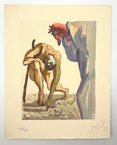 Divine Comedy Purgatory Canto 7 by Salvador Dali
