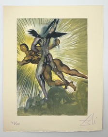 Divine Comedy Purgatory Canto 8 by Salvador Dali