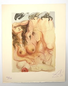 Divine Comedy Purgatory Canto 9 by Salvador Dali