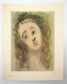 Divine Comedy Purgatory Canto 10 by Salvador Dali