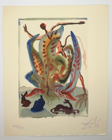 Divine Comedy Purgatory Canto 23 by Salvador Dali