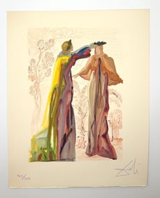 Divine Comedy Purgatory Canto 27 by Salvador Dali