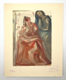 Divine Comedy Purgatory Canto 31 by Salvador Dali