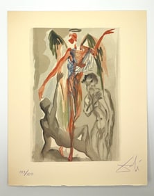 Divine Comedy Purgatory Canto 32 by Salvador Dali