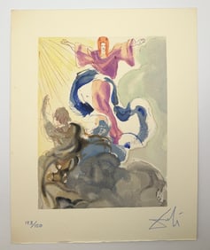 Divine Comedy Paradise Canto 3 by Salvador Dali