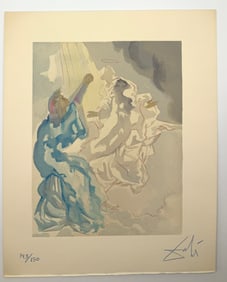 Divine Comedy Paradise Canto 5 by Salvador Dali