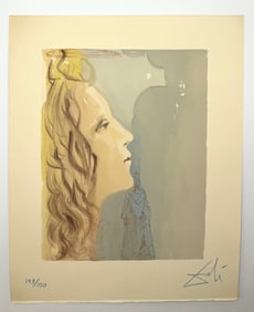 Divine Comedy Paradise Canto 8 by Salvador Dali