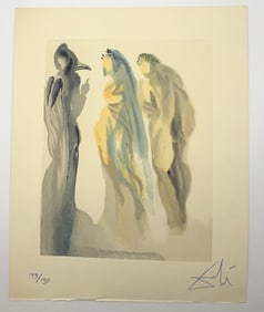 Divine Comedy Paradise Canto 9 by Salvador Dali