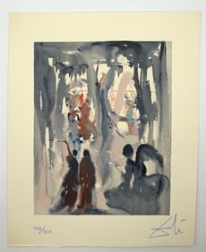 Divine Comedy Paradise Canto 13 by Salvador Dali