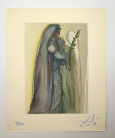 Divine Comedy Paradise Canto 32 by Salvador Dali