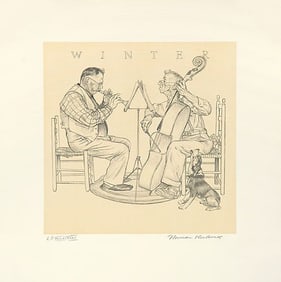 Norman Rockwell: "Winter"