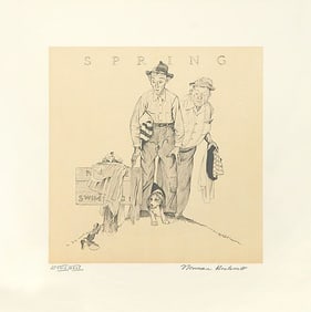 Norman Rockwell: "Spring"