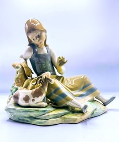 Girl with Goat 1971, Lladro