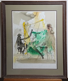 Salvador Dali Titled "Harpist, Symbol of Carmen's Love" - from the Carmen Suite