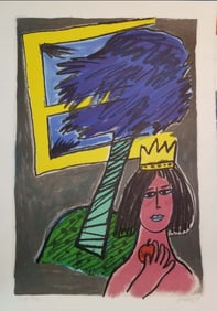 Corneille(Cornelius Van Beverloo/Corneille Guillaume Beverloo) . Titled " Le Tournesol "