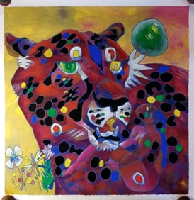 Jiang Tiefeng. Titled "Passion"