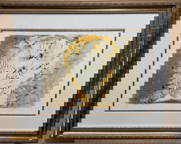 Salvador Dali Titled "Self-portrait Sundial"