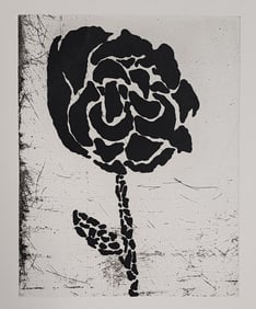 Donald Baechler Titled "Flower - Floral suite"