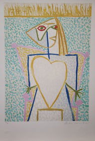 Picasso Collection titled Femme au Buste en Coeur