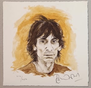 Ronnie Wood. Titled "Self Portrait"