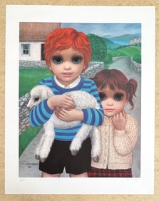 Children with Lamb by Margaret Keane