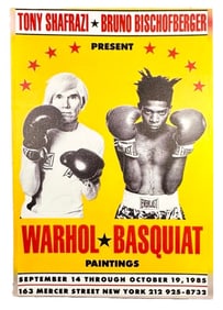 Warhol and Basquiat by Steve Kaufman