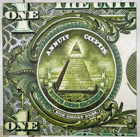 One Dollar Bill Illuminati by Kaufman