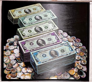 Money Money Money by Steve Kaufman