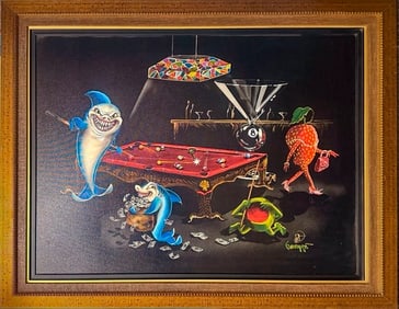 Pool Shark 3, All In by Michael Godard