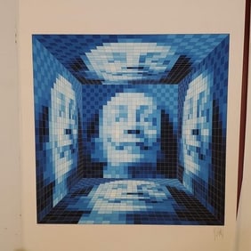 Faces of Dali by Jean-Pierre Vasarely (Yvaral)