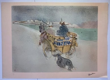 La Charette Anglais by Henri de Toulouse–Lautrec