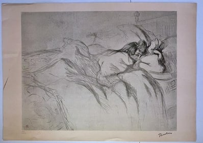 Woman Awakening by Henri de Toulouse-Lautrec