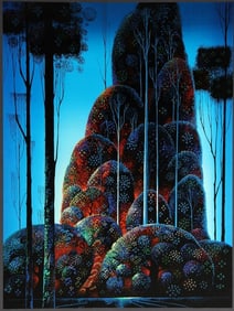 Tall Trees Black Deluxe by Eyvind Earle