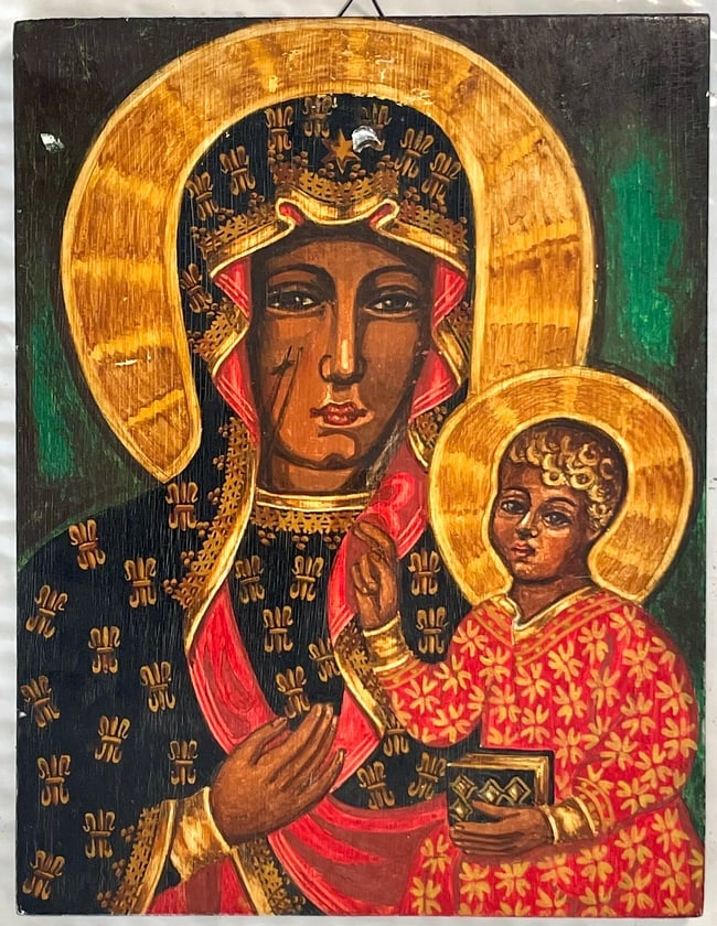 Polish Icon Art: Rare Polish Icon, Date Unknown (1 of 2)