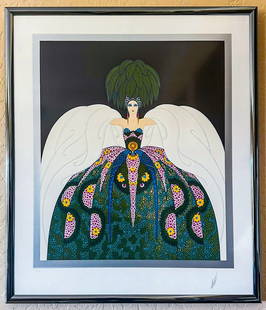 Copacabana by Erte Romain de Tirtoff: Copacabana by Erte Romain de Tirtoffis a Limited Edition Embossed Screen print hand signed and numbered 203/300. Measures 44 x 40 in.