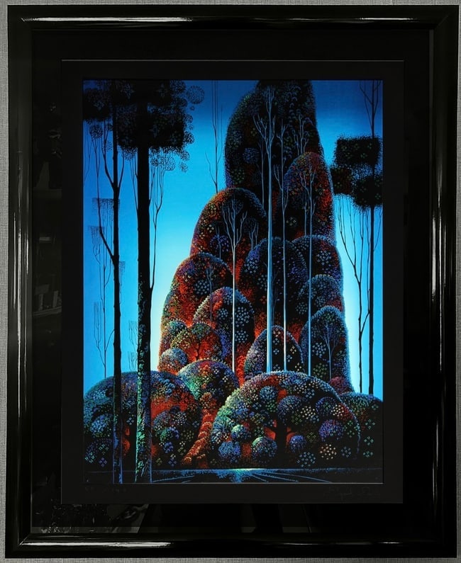 Tall Tress Black Delux by Eyvind Earle (1 of 2)