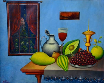 Original Haitian Painting -Still Life   by Andre Blaise