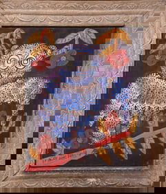 Original Haitian Painting -Owl    by Sisson Blanchard