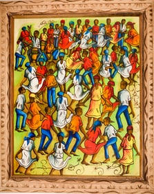Original Haitian Painting by Felix Jean Ra Ra
