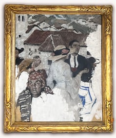 Original Oil by Dean Cornwall
