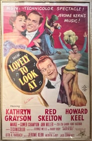 Lovely To Look At Movie Poster Ft Red Skelton